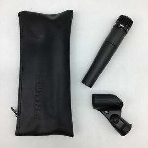 1276【動作確認済】SHURE シュア ダイナミックマイク SM57 音響 機材 ソフトケース付 マイクロフォン ボーカル