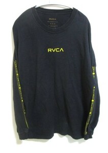 RVCA　ルーカ ビッグシルエット　袖ロゴ　ロンT　カットソー