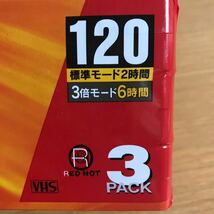 N1121-1 SONY ソニー スタンダード　ビデオカセットテープ　品番3K-120VK 3PACK_画像4