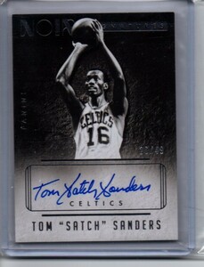 Tom "Satch" Sanders / 14-15 Panini Noir Signatures /49
