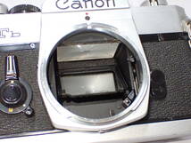 UH-S001《1円》シャッターOK Canon キヤノン FTb QL/FD 50mm f1.8 レンズキャップ付き _画像10
