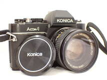 UH1236《1円》シャッターOK KONICA コニカ ACOM-1 / HEXANON AR f1.7 50mm アンティークカメラ_画像1
