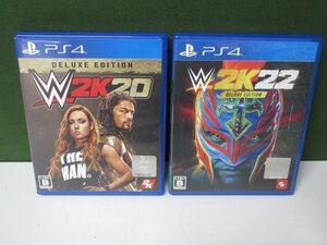 【PS4】　W2K22 DELUXE EDITION + W2K20 DELUXE EDITION　2本セット　④