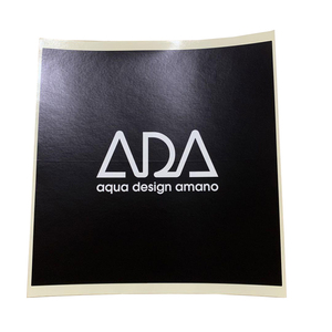  old Logo ADA sticker Aqua Design Amano approximately 19 x 19cm