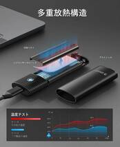 ORICO M.2 SSD 外付けケース M.2 NVME/PCIE SSD ケース 10Gbps USB C SSD ケース USB 3.2 M.2 NVMe ケース_画像2