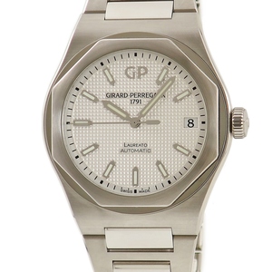 【3年保証】 ジラールペルゴ ロレアート 81010-11-131-11A ギヨシェ バー オクタゴンベゼル 自動巻き メンズ 腕時計