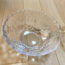 2客セット　ガラス　鉢　SOGA クリスタル　食器 未使用品　a53 バラ_画像3
