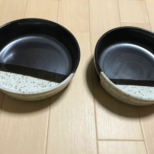 2客セット　陶器　　 鉢　食器 未使用品　hallkraft styled by mikasa logger 中鉢　盛り皿　盛り鉢 a53