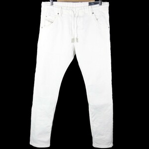 ■DIESEL ディーゼル KROOLEY-NE 0663V / ジョグジーンズ JOGG JEANS / メンズ / ホワイト ストレッチ ニットデニム ジョグパンツ size 30