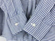 ■INDIVIDUALIZED SHIRTS インディビジュアライズドシャツ × Ron Herman ロンハーマン メンズ ストライプ × ボーダー シャツ 14 1/2 - 32_画像8
