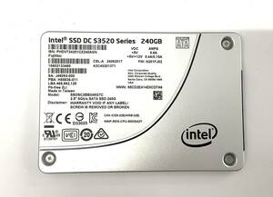 K5112130 Intel SATA 240GB SSD 1点　厚み7ｍｍ【中古動作品】