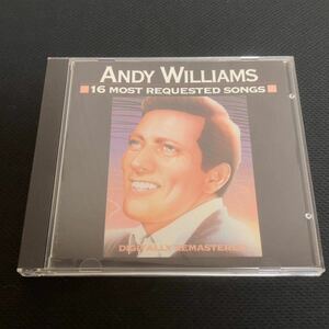 G036) ANDY WILLIAMS / 16 MOST REQUESTED SONGS アンディ・ウィリアムス