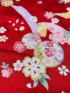 * Sakura . рука .. скол рисунок! натуральный шелк три лет женщина . праздник . надеты * прекрасное качество ткань .42(5) стоимость 