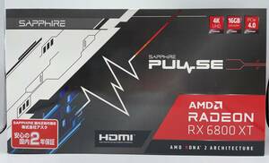 SAPPHIRE PULSE Radeon RX 6800 XT 16G GDDR6　グラフィックボード【U024】