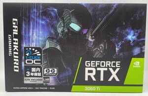 玄人志向 (クロウトシコウ)　GG-RTX3060Ti-E8GB/DF/LHR 【U051】