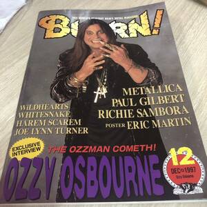 BURRN! バーン　1997年12月号　ポスター付き