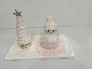 ハンドメイド　雪だるま　オーナメント