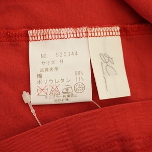 #anc ビスケー BCami カットソー 9 赤 七分袖 ロゴ レディース [846729]の画像4