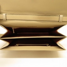 #anb イヴサンローラン Yves Saint Laurent ショルダーバッグ ベージュ系 リザード型押し レザー ヴィンテージ 保存袋 レディース [825895]_画像7