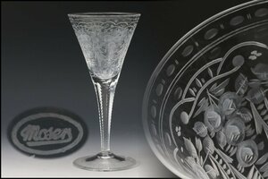 【佳香】Moser モーゼル チェコガラス マハラニ クリスタル ワイングラス 高さ19cm 本物保証