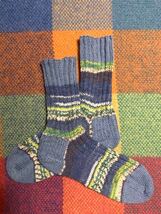 手編み 靴下　opal毛糸　フンデルトヴァッサー　＊＊＊＊＊＊・・・_画像3