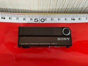 家電　SONY ソニー コンデンサーマイク ECM-K7　 小型望遠マイク　TELE MIKE　動作未確認　動作未確認