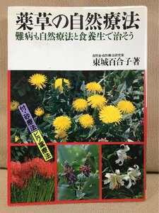 ■ 薬草の自然療法 - 難病も自然療法と食養生で治そう - ■　東城百合子　送料195円　自然食 食事療法 玄米 野草 砂療法 ビワの葉良法 