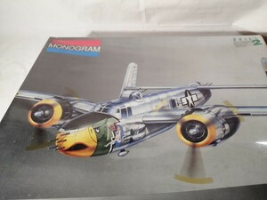 プラモデル　B-25J MITCHELL 1/48 1991年　MONOGRAM アメリカ製　未開封　店舗在庫品　軍用機　爆撃機　USA プラモにめされて　O163d2