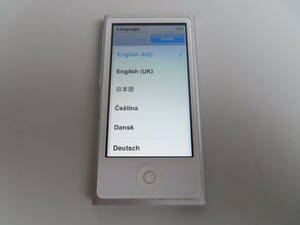 Apple iPod nano A1446 (第 7 世代) 16GB シルバー