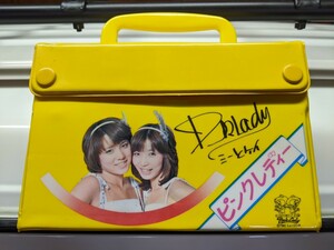 ピンクレディー カセットケース ラジカセ 未使用 70年代 希少 旧車 小物入れ レア物 デッドストック 昭和 アイドル 当時品