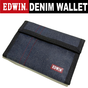  EDWIN 財布 ウォレット 廃盤 レア デッドストック インディゴ 新品 送料 230円