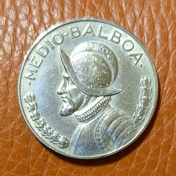 （1970年）パナマ　1/2バルボア銀貨