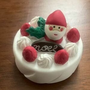 concombre☆新品・未使用★小さなサンタさんがのってるクリスマスケーキ