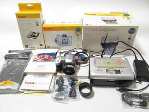 [no1 HN5720] Kodak コダック EASYSHARE Z740 カメラ + PD-S3 プリンタードック + PH-10P フォトカードスターターキット　 イージーシェア 