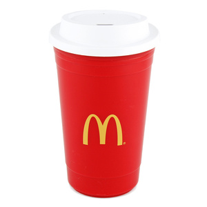 タンブラー McDonald's マクドナルド MC TUMBLER 2トラベルマグ 16oz H16.5cm 北米マクドナルド オフィシャルグッズ