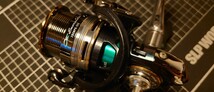 希少美品 ダイワ DAIWA 12 エメラルダス Emeraldas 2508PE-DH ダブルハンドル DUBLE HUNDLE SLP WORKS RCS ローリングフックホルダー 付き _画像4