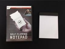 【G507】SELF-FLIPPING NOTEPAD　Victor Sanz　セルフ・フリッピング・ノートパッド　DVD　ギミック　マジック　手品_画像1