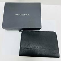 13625/ BURBERRY クラッチバッグ バーバリー 箱付き_画像1