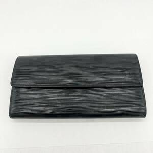 13643/ LOUIS VUITTON ルイヴィトン LV エピポルトフォイユ 長財布 ブラック 黒 ウォレット