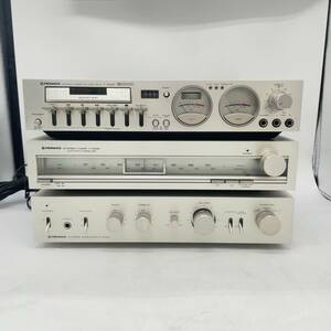 13743/PIONEER T-3050 F-2030 A-2030 STEREO CASSETTE TUNER AMPLIFIER ステレオ カセット チューナー アンプリファイア 3セット