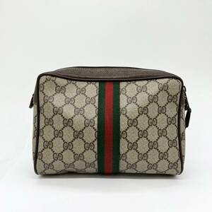 13763/ GUCCI 156.01.012 クラッチバッグ セカンドバッグ GG柄 ブランド品