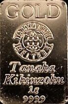 【送料無料・即決】田中貴金属　純金インゴット　24k 1g 1個_画像2