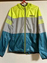 adidas アディダス　ウィンドブレーカー パーカー　ナイロン　M（日本）_画像1