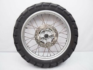 XR250純正リアホイール2.15×18Jディスク.スプロケ付きMD30軽い振れありBAJAお探しの方にどうぞ！