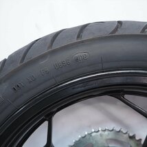 フレ無し!Z250 ER250C-A08 13年外し純正リアホイール ディスクローター アクスルシャフト スプロケ13-18年ニンジャ250EX250L 13-17年_画像8