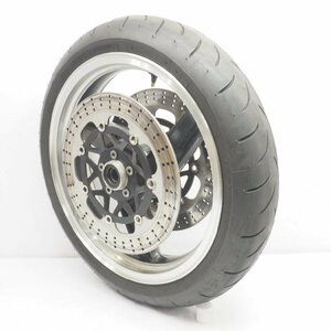 ZZ-R1100D 純正フロントホイール ZXT10D D3外し ホイール ディスク 17x3.50 ZZR1100D ZZ-R1100 93年～