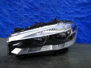 1148　BMW　X5　F15　後期　左ライト　LED　7 453 473　良品