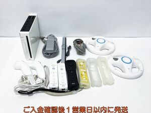 【1円】任天堂 Wii 周辺機器 ハンドル ヌンチャク リモコン等 ゲーム機本体 まとめ売り セット 未検品 ジャンク F04-002yk/G4