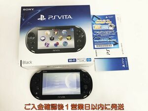 【1円】PSVITA 本体 セット ブラック SONY PlayStation VITA PCH-2000 動作確認済 箱あり 新型 EC22-425hk/F3