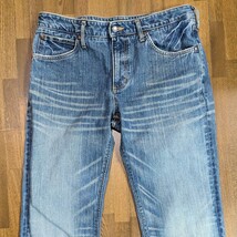 Wrangler ジーンズ ブーツカット フレア W33 デニム ラングラー ダメージ加工_画像2